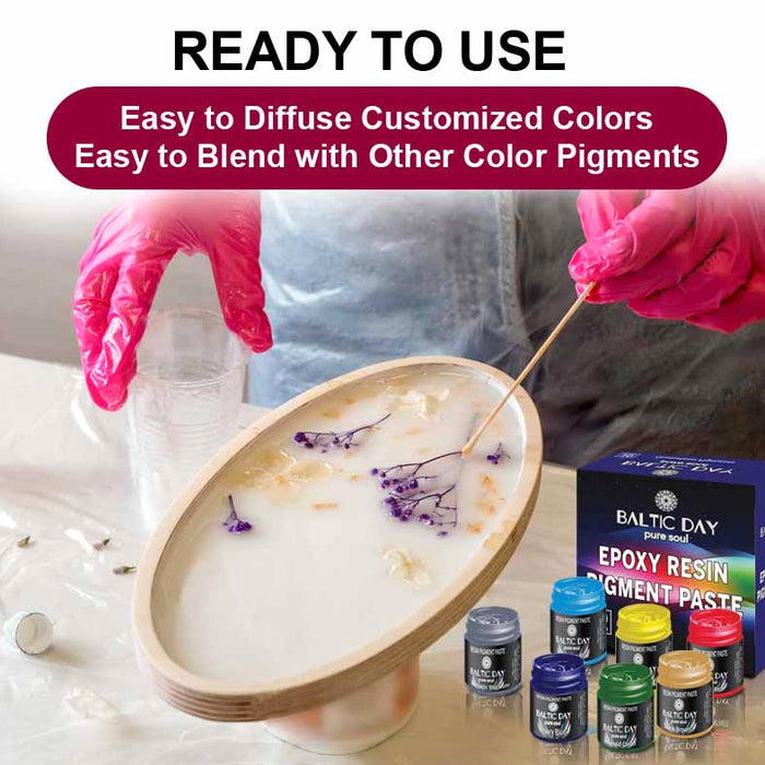 Epoxy Pigment Paste Set - 30 Colors (10g/0.36oz) Kit