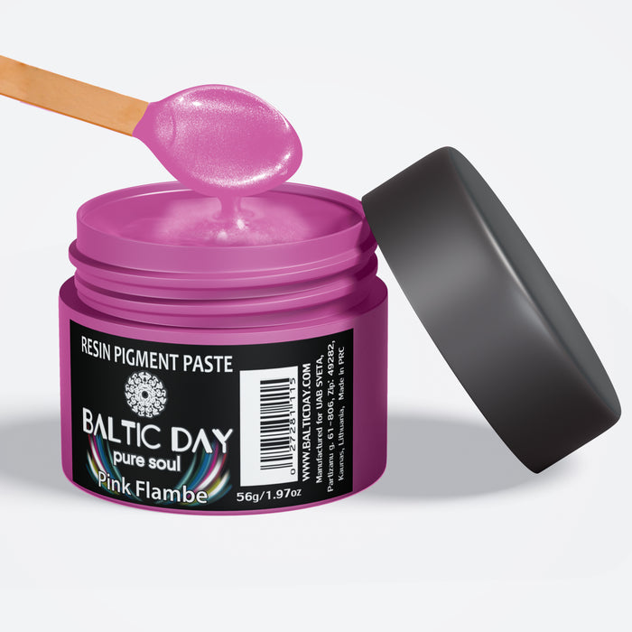 Epoxy Pigment Paste - PINK FLAMBE - 56g