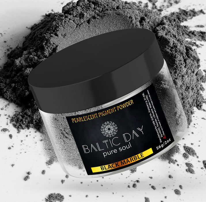 Epoxy Resin Color Pigment - BLACK MARBLE - 56g