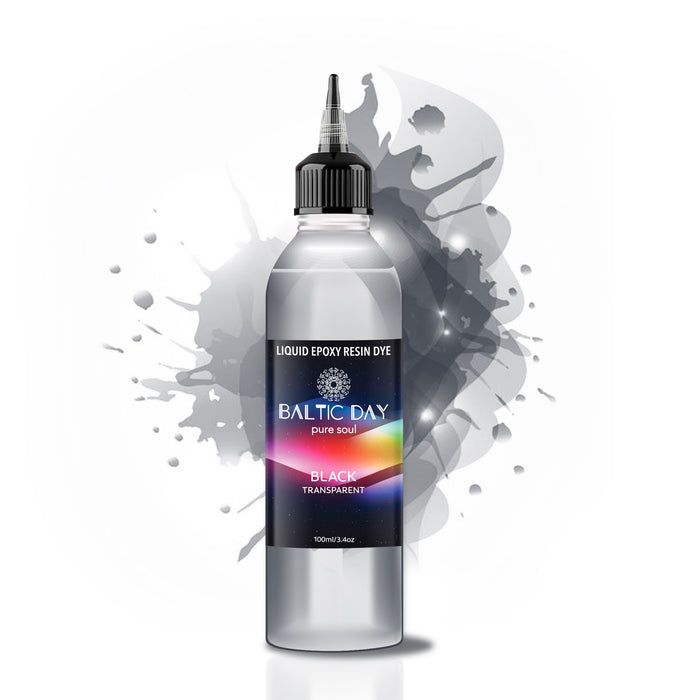 Liquid Epoxy Resin Dye - BLACK ONYX - 100ml