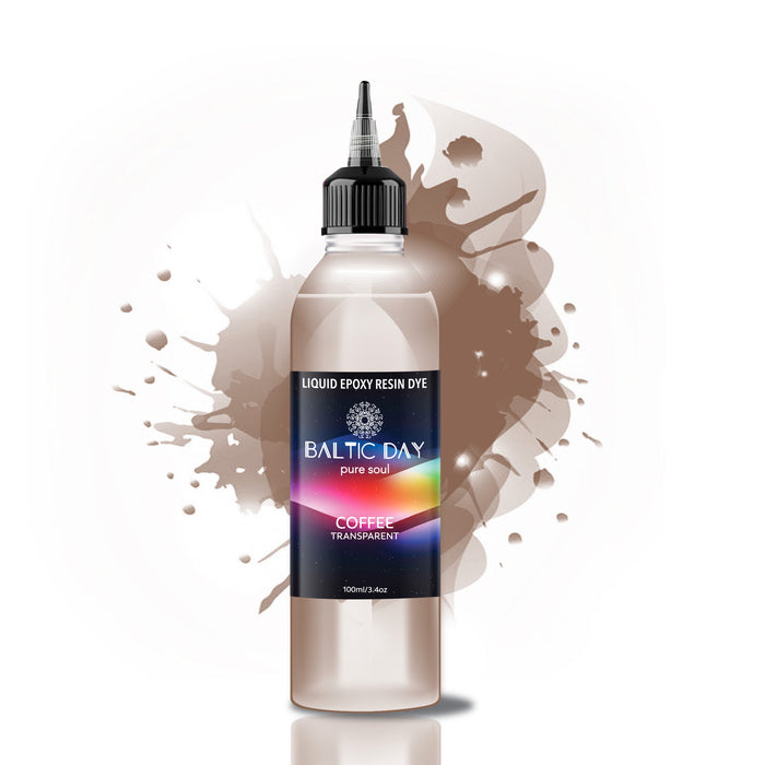 Liquid Epoxy Resin Dye - DARK COFFEE - 100ml