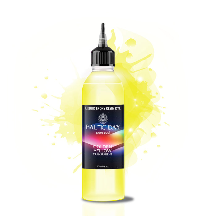 Liquid Epoxy Resin Dye - ELECTRIC YELLOW - 100ml
