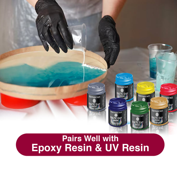 Baltic Day - Blue Pigment Paste for Epoxy Resin Iceberg Blue (2oz Paste/Jar) - Epoxy Resin Color Pigment Paste - Opaque Resin Paste | Epoxy, Resin