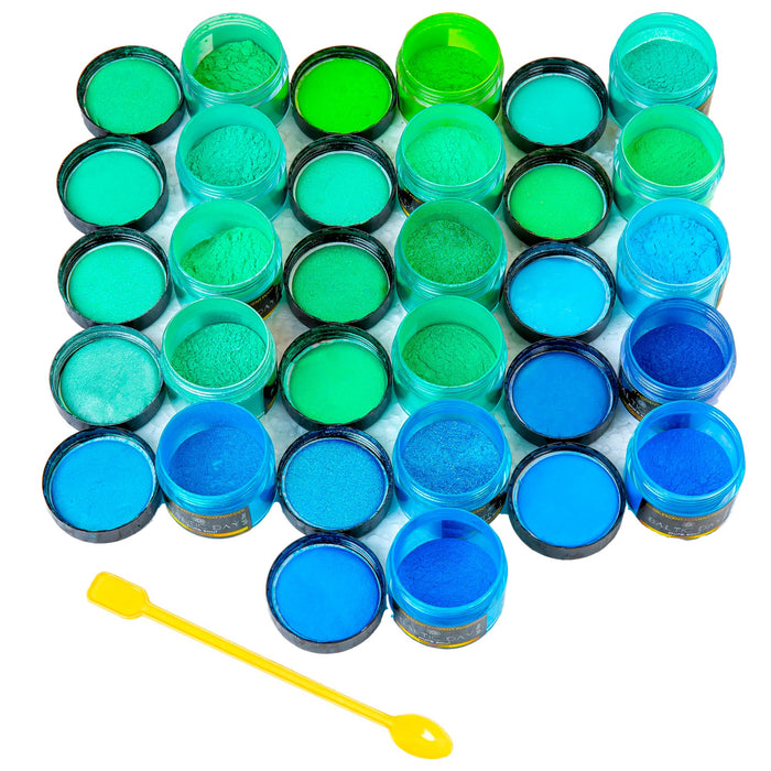 Metallic Epoxy Pigments - 100 Colors Resin Powders - Mica Powder Jars —  BALTIC DAY