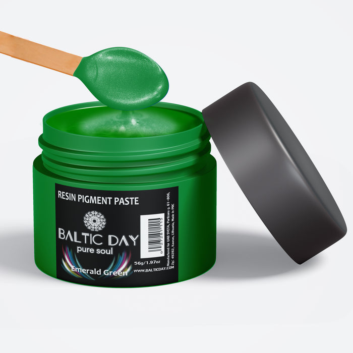 Epoxy Pigment Paste - EMERALD GREEN - 56g — BALTIC DAY