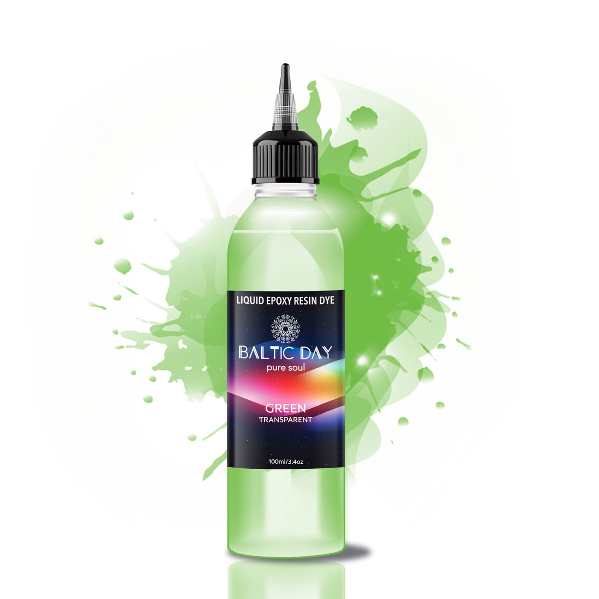 Liquid Epoxy Resin Dye BLUSH GREEN 100ml — BALTIC DAY