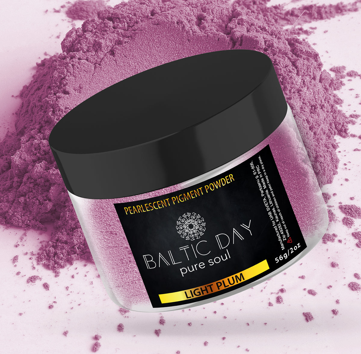 Plum - Mica Powder Pigment 10 grams, Pearlescent Pink Mica Powder