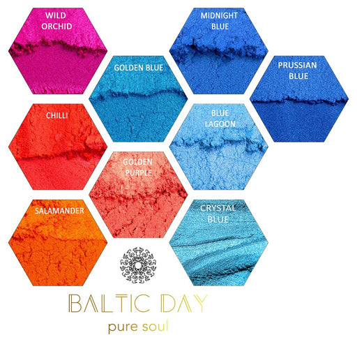 Powdered pigments for resin