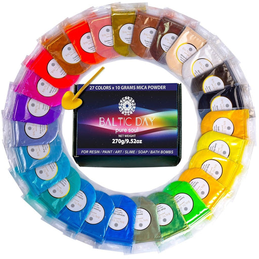 Resin pigment powder