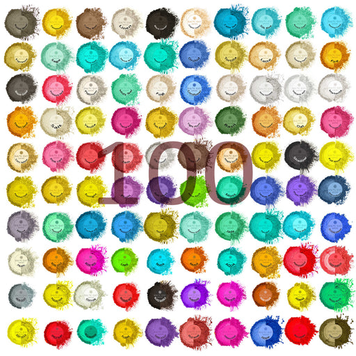 100 colors mica powder