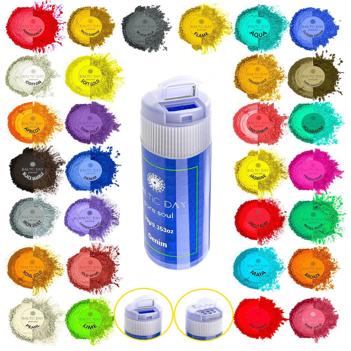 Metallic Powder Pigments Kit – Colored Resin Dye — BALTIC DAY