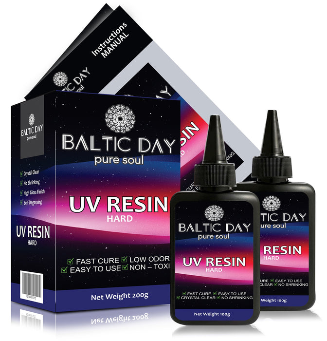 UV Resin 200g – Fast Curing & Ultra Clear Hard Type UV Resin — BALTIC DAY